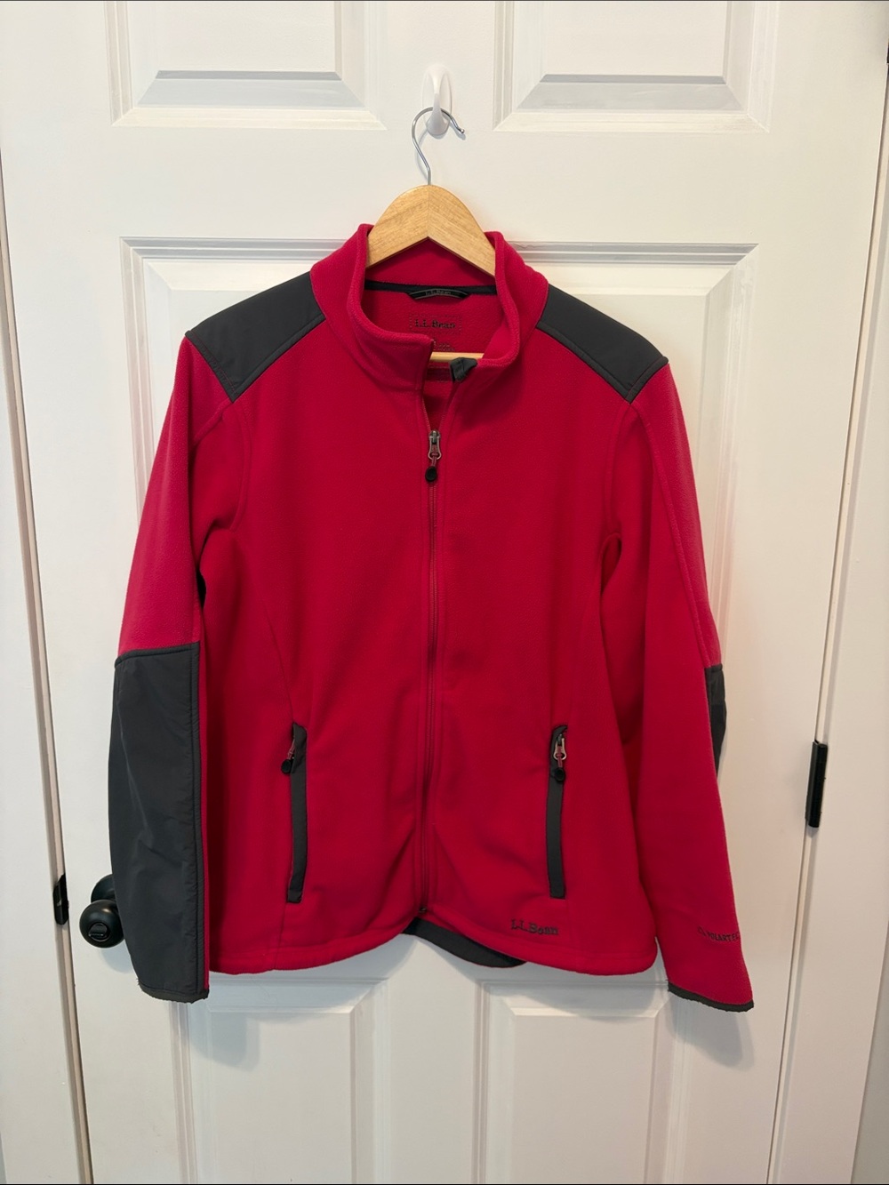 L.L. Bean Polartec Fleece Women's Jacket Large Hiking Outdoor Gorpcore Cabincore